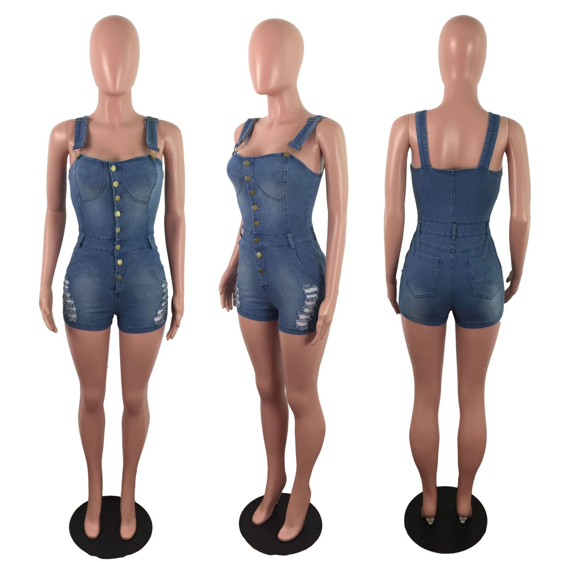 Slimming denim Jumpsuit