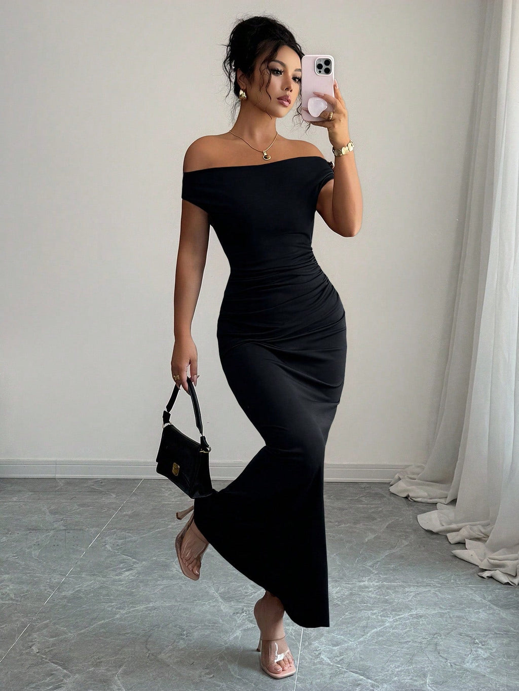Off the Shoulder Elegant Dress