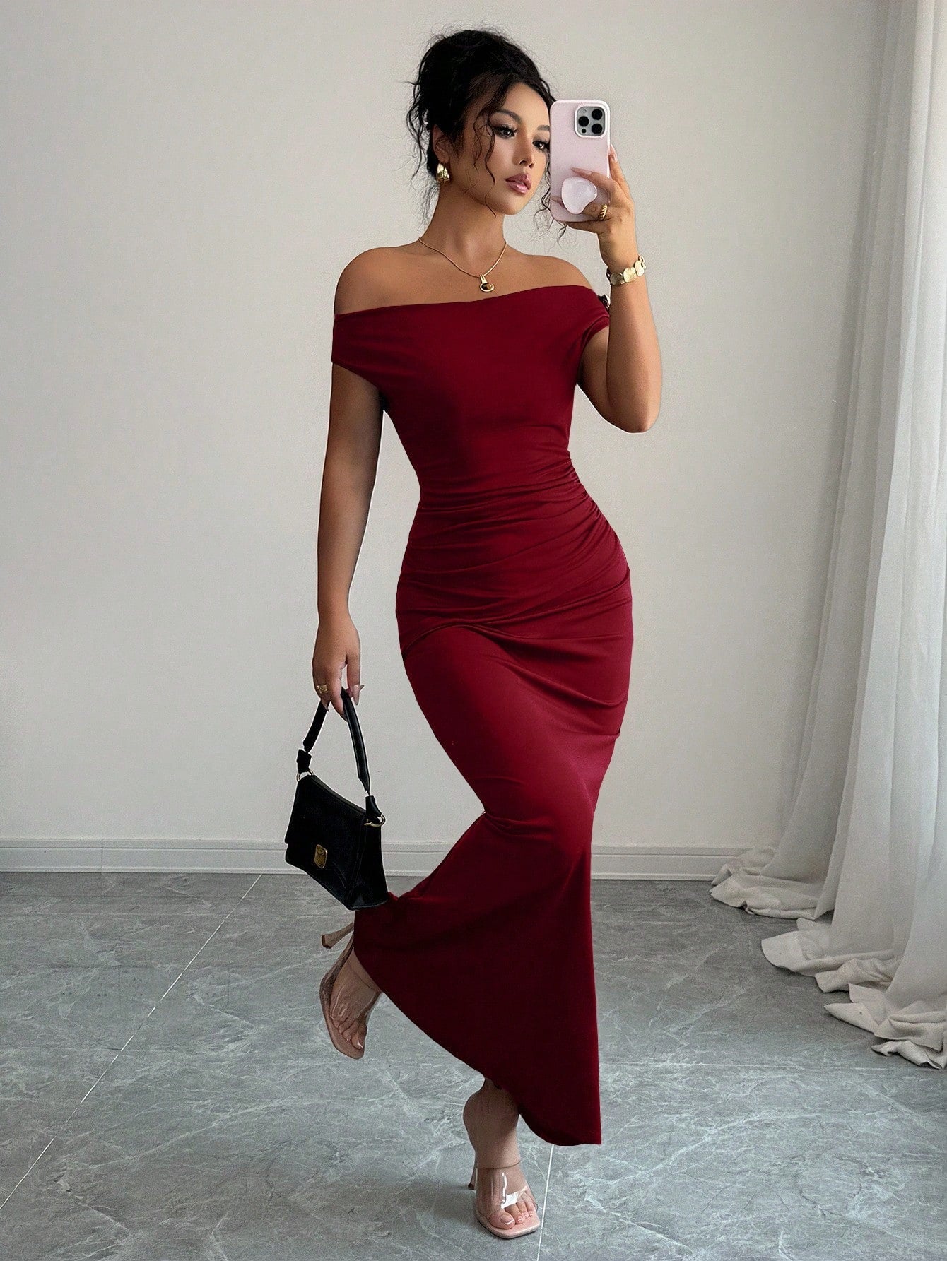 Off the Shoulder Elegant Dress