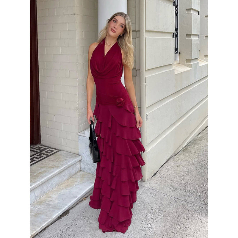 Ruffled Waist Dress