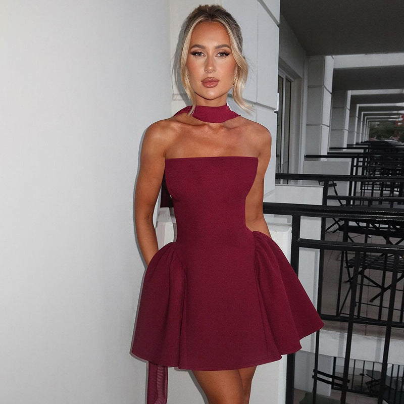 Tube Top Short Dress