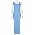 Denim Backless dress