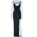 Cut out mesh gown