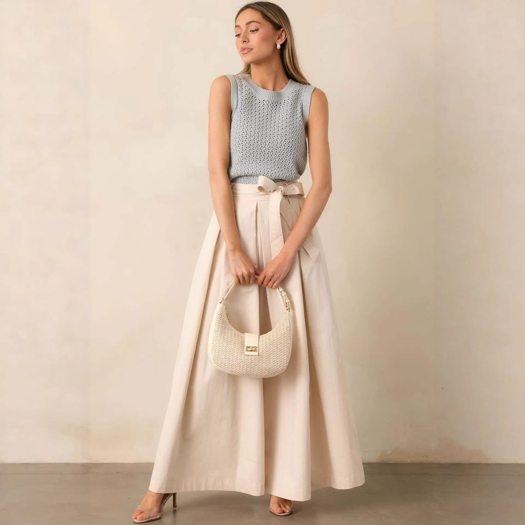 Apricot Straight Leg Pants