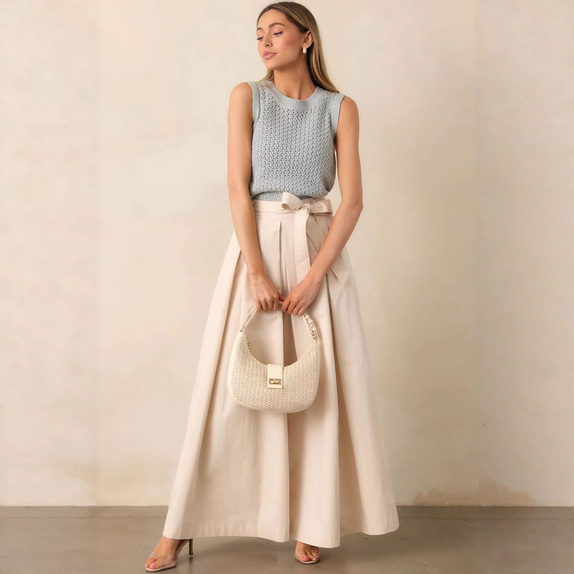 Apricot Straight Leg Pants