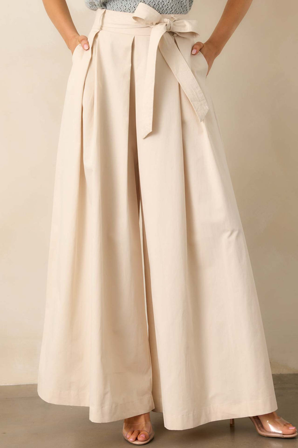 Apricot Straight Leg Pants