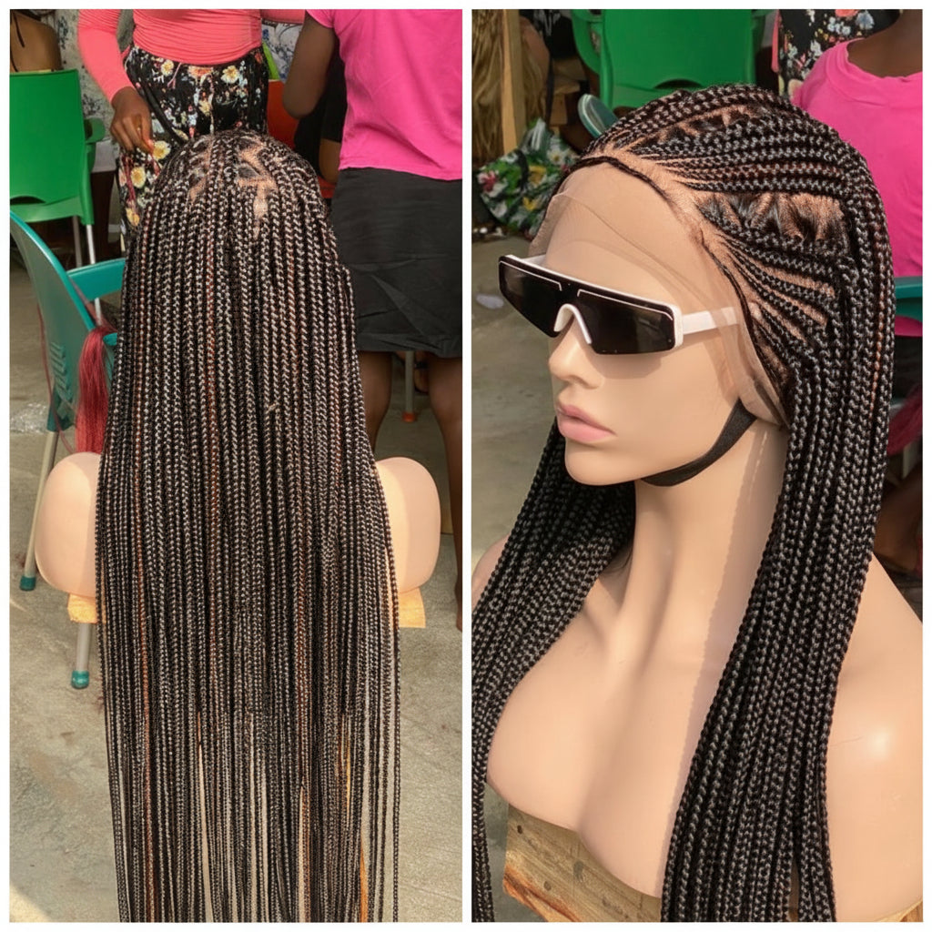 Cornrow Braid Wig - Full Lace - Abimbola