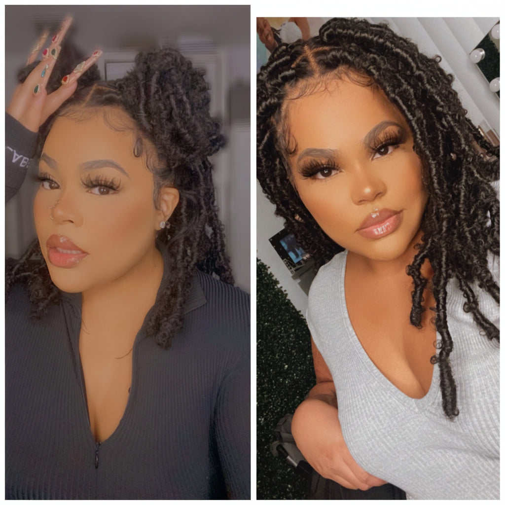 Short Butterfly Locs - Rebecca