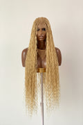 Bohemian Knotless -TARA BLONDE (100% Human hair curls)