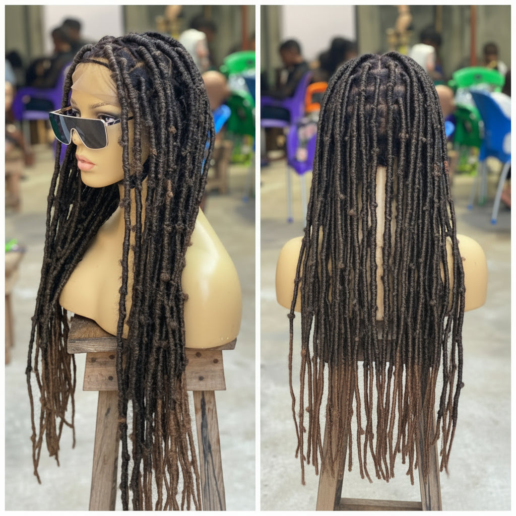 Destress Faux Locs - Faux Locs Color 1B/27 - Whoopi