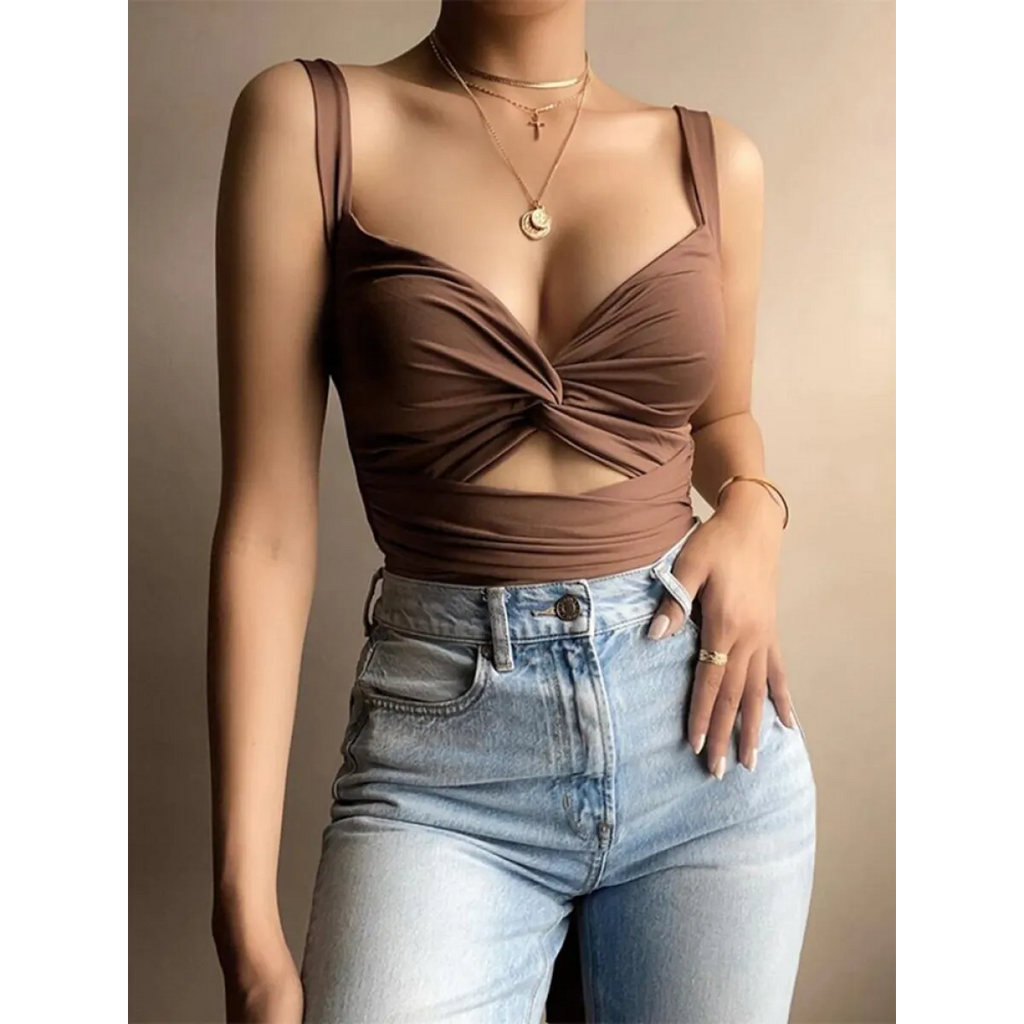 Sexy Sleeveless Crop Top